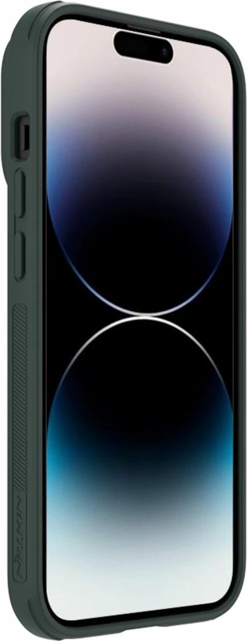 Mbështjellës Nillkin Textured S Case për iPhone 14 Pro, me mbrojtje kamere, Gjelbër