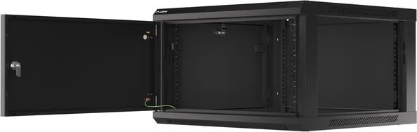 Kabinet RACK LANBERG WF01-6606-00B, 19", 6U, 600x600mm, i zi Kabinet RACK LANBERG WF01-6606-00B, 19", 6U, 600x600mm, i zi