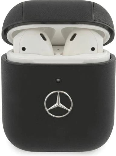 Mbështjellës Mercedes Electronic Line për AirPods 1/2, i zi