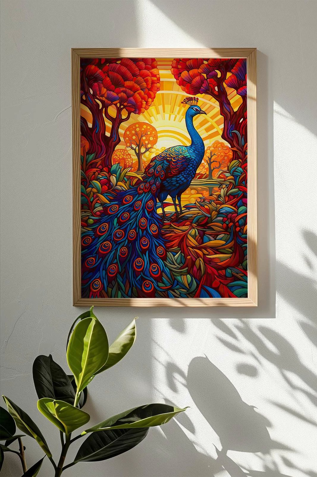 Pikturë dekorative me kornizë, Wallity, Mscartmdl10, shumëngjyrëshe, 33x48cm