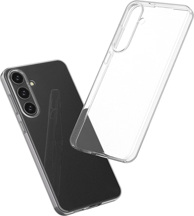 Mbështjellës, Hurtel, Ultra Clear për Samsung Galaxy A57, TPU ultra i hollë me skaje të ngritura, transparent