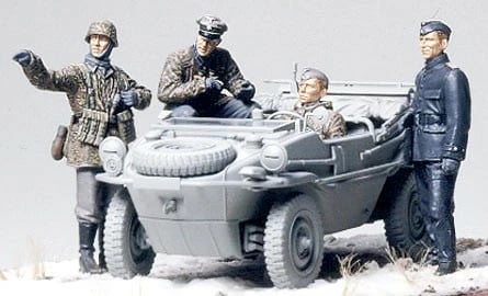 Set modele plastike Tamiya German Panzer Division Frontline Reconnaissance Team, 1:35