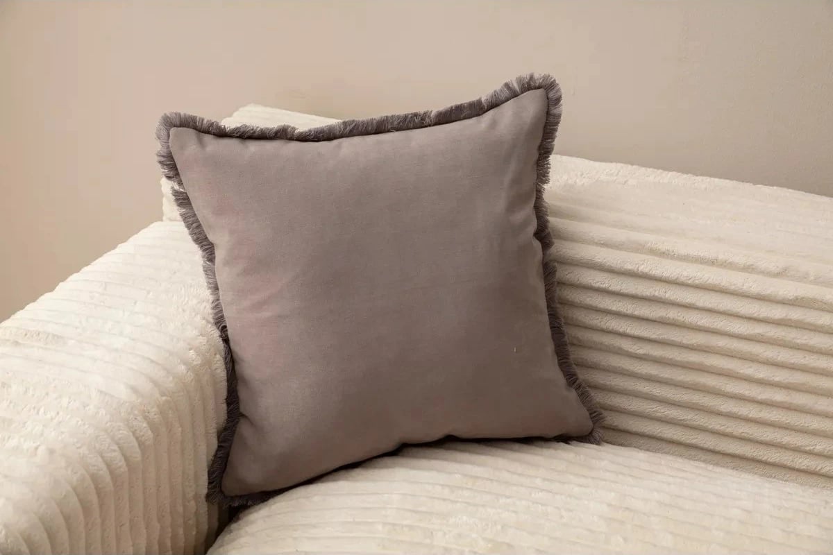 Jastëkëmbulesë gri, Evila Originals, 43x43cm