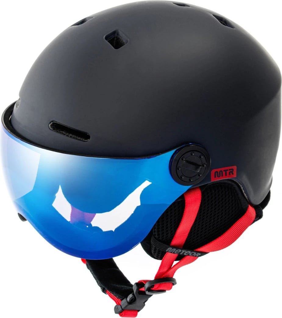 Helmetë skijimi Meteor unisex, navy blue