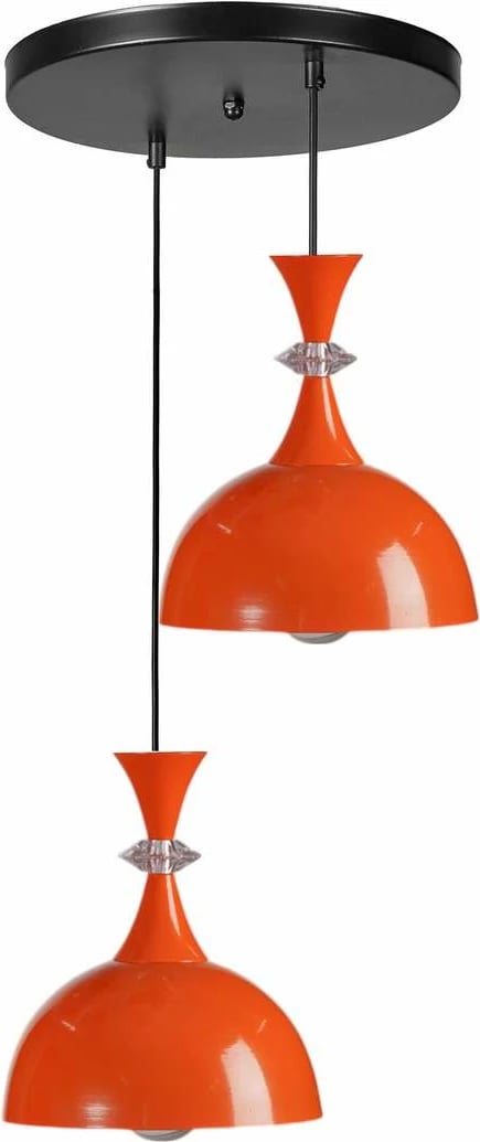Llambë tavani Opviq, 9023-2, portokalli dhe e zezë