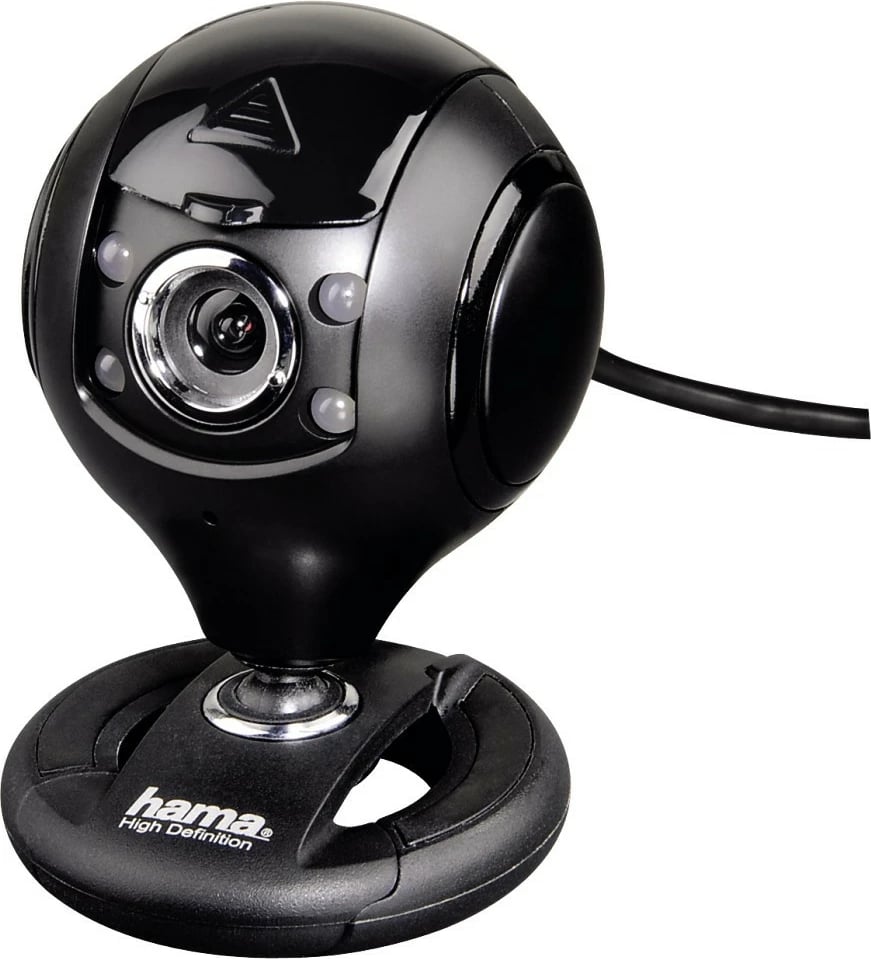 Kamerë interneti Hama HD Spy Protect, me mikrofon, 720p, e zezë