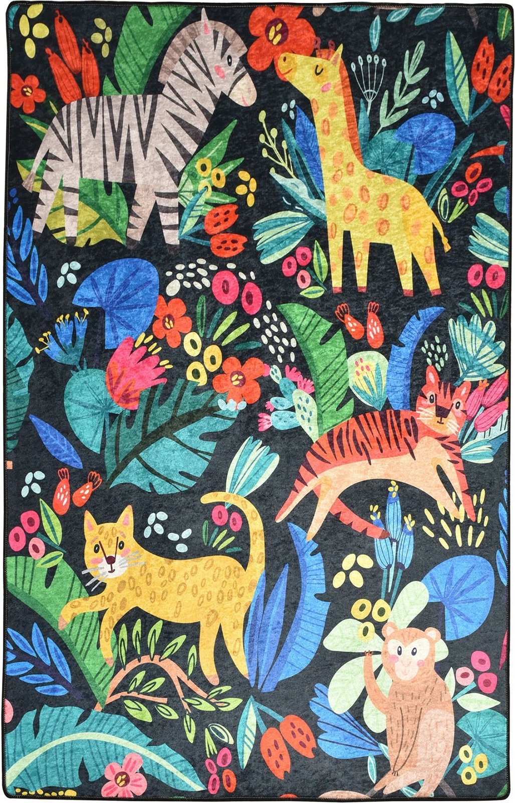 Qilim Conceptum Hypnose Zoo, 140x190cm, shumëngjyrësh