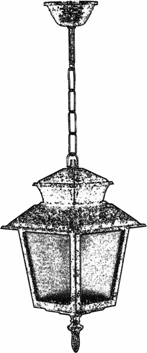 Llambë tavani për jashtë, Opviq, BFE-68213-BKR, ngjyrë kafe