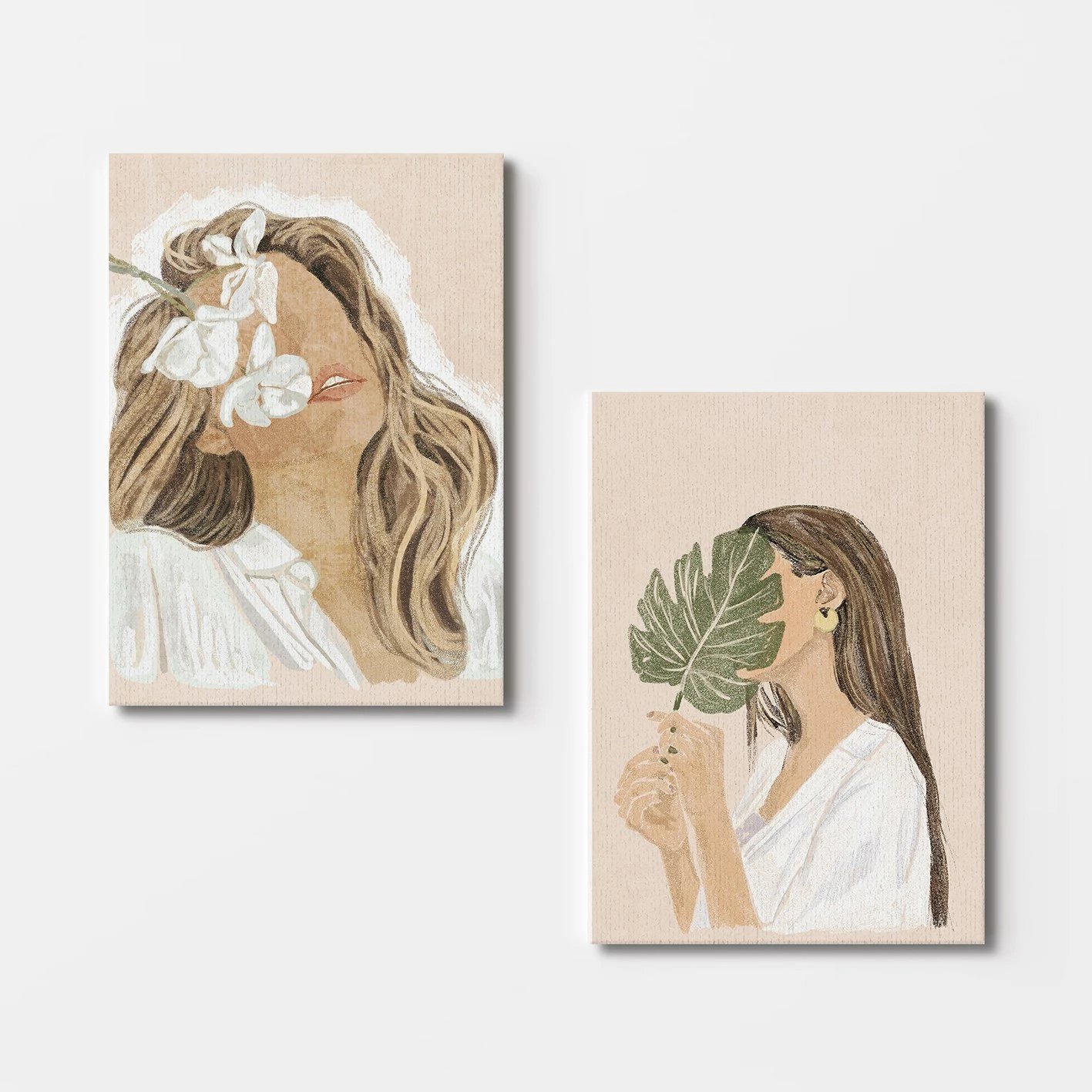 Pikturë dekorative në kanavacë (2 copë), Wallity, 70x100cm