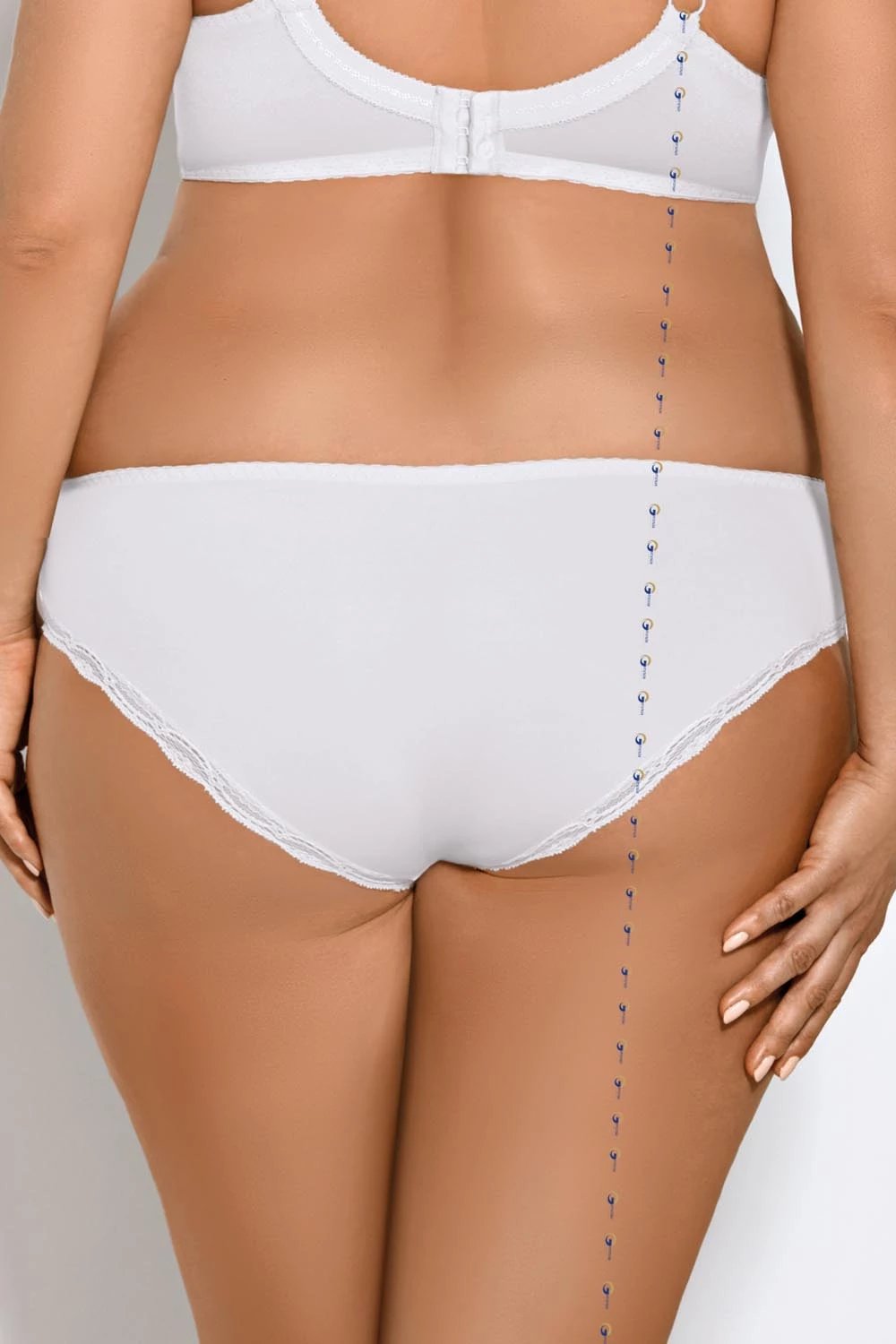 Të brendshme Gorsenia Lingerie model 114782, të bardha