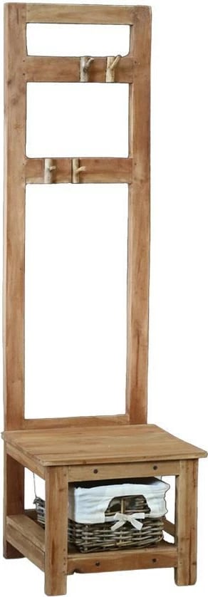 Raft organizues nextdeco me rafte, dru mahogany, H170xW49xD46cm