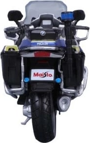 Model motoçiklete metalike Maisto Poland Police 1:18, zi/blu/argjend