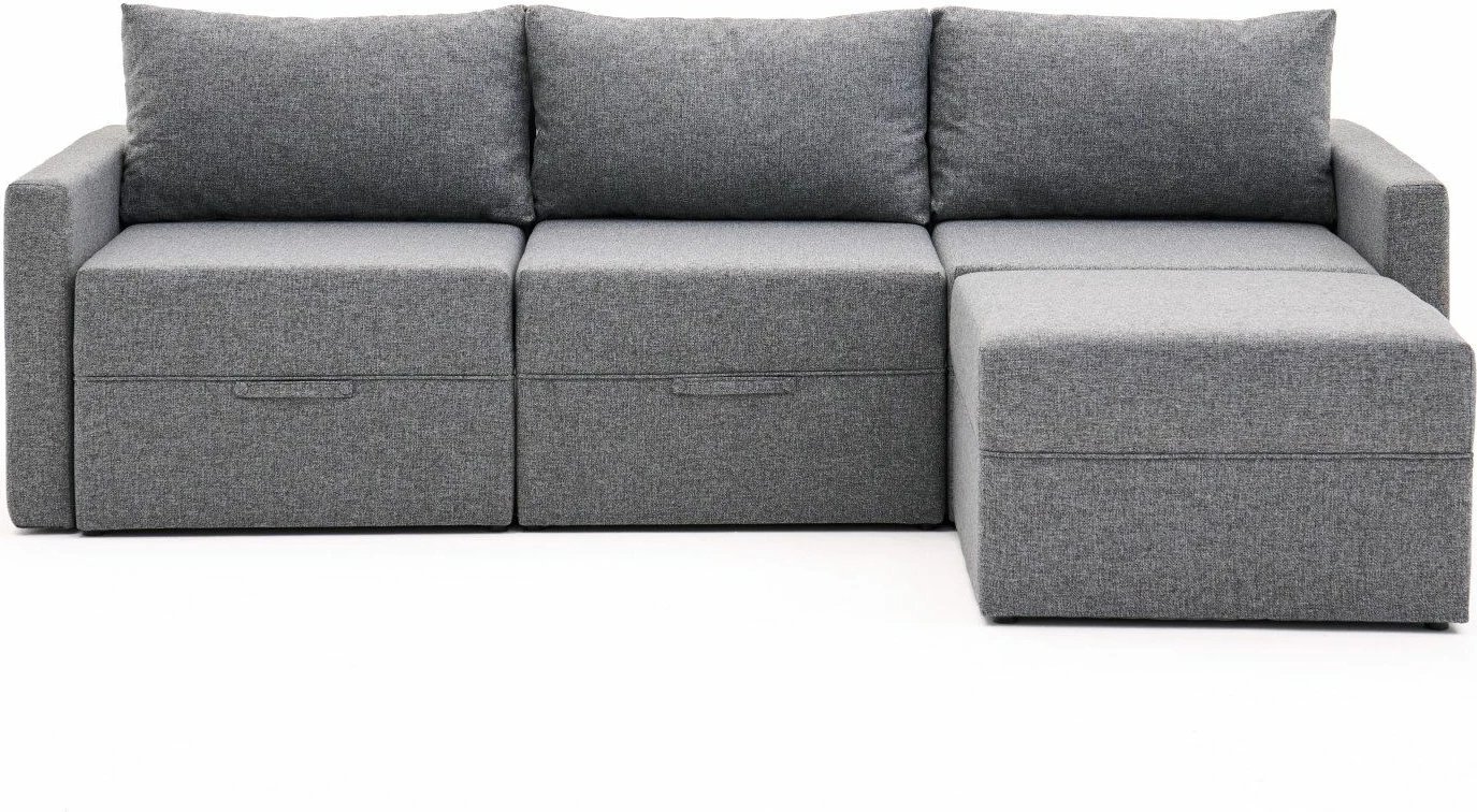 Kënd-sofë krevate Atelier del Sofa, Saros, gri