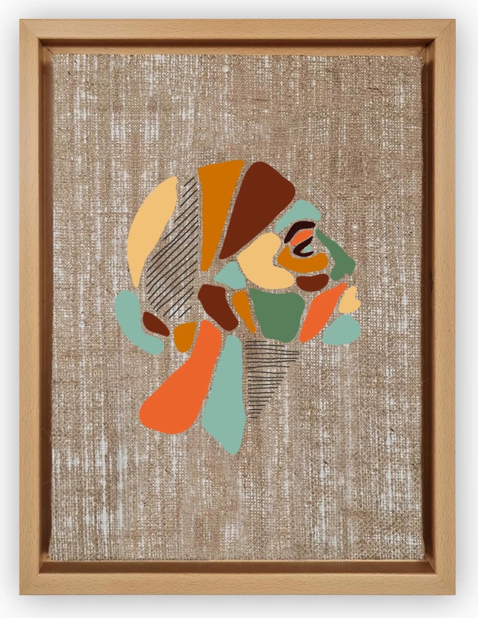 Pikturë dekorative në kanavacë, shumëngjyrëshe, Wallity, LNJ419278570113 - 4666