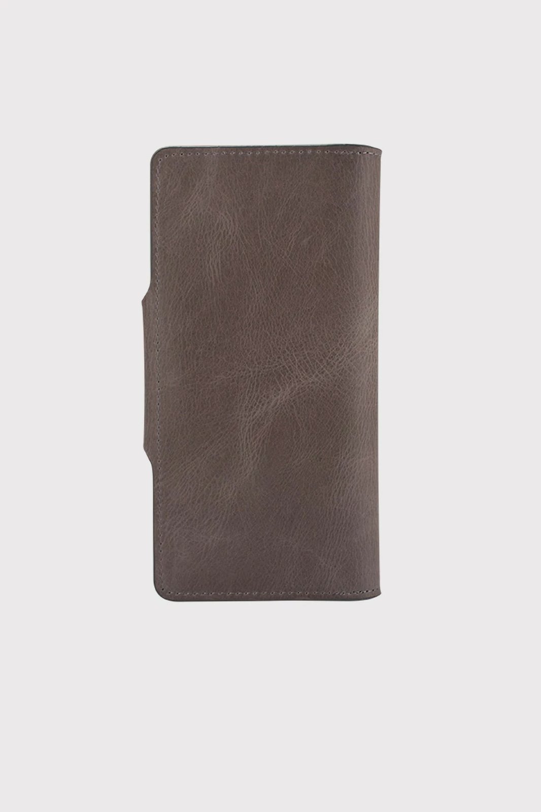 Portofol unisex, lëkurë natyrale, ngjyrë gri, Zoozie Bags, Axel