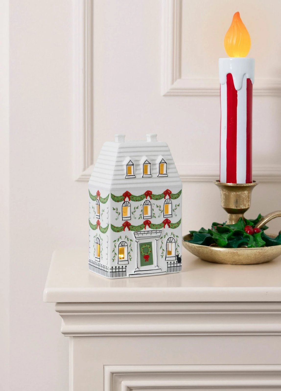 Objekt dekorativ qeramike me dritë LED, Evila Originals, SUS0224