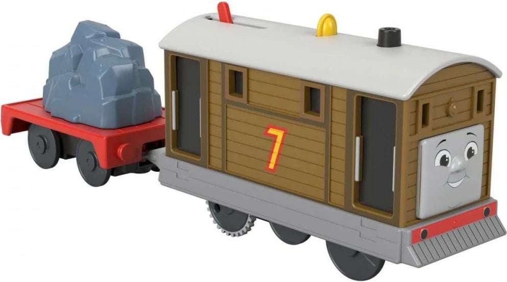 Lodër tren Thomas & Friends Fisher Price Toby HTN30 me motor, multikolor, set