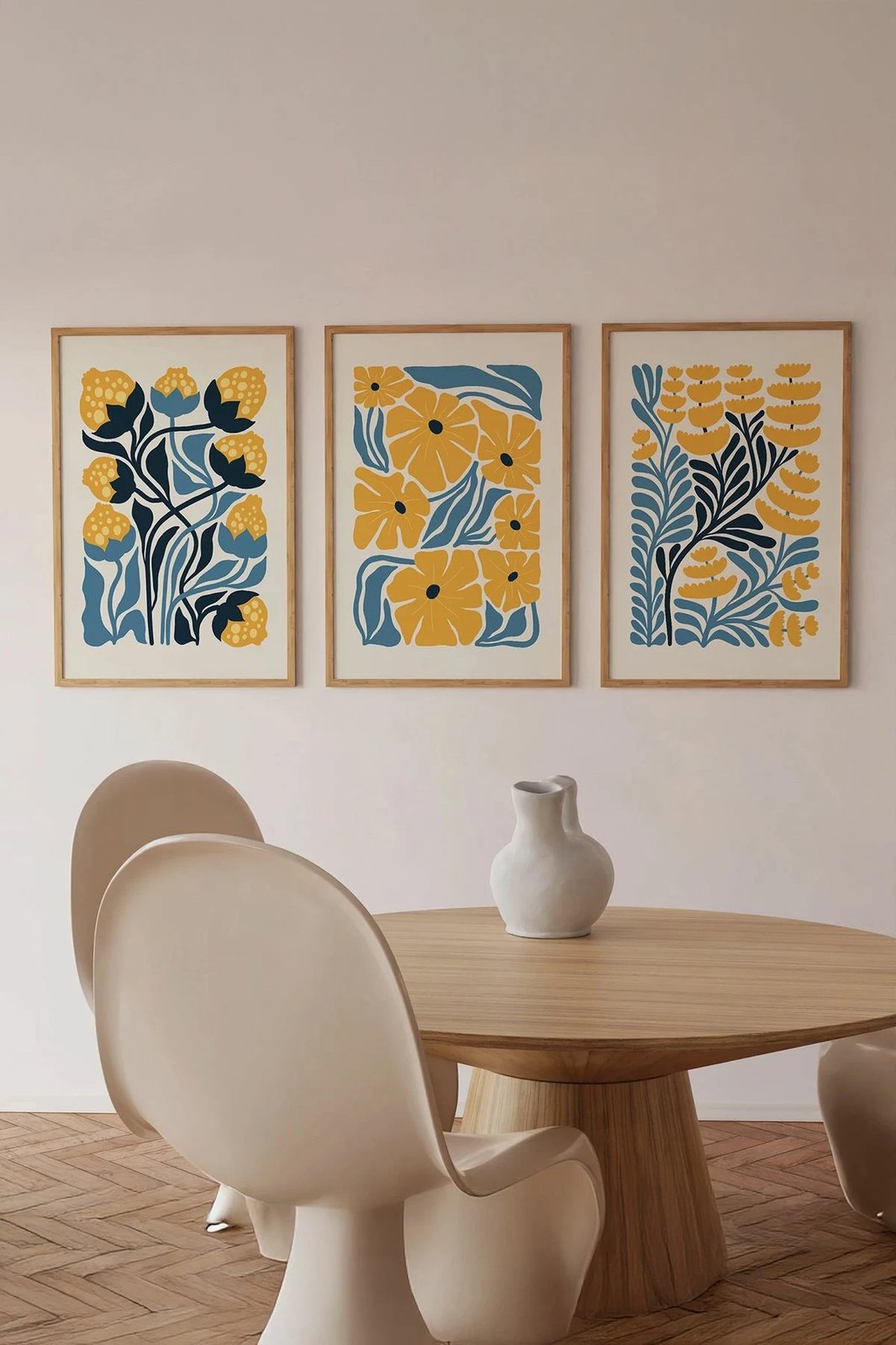 Pikturë dekorative me kornizë (3 copë), Wallity, Ersy3Ham7