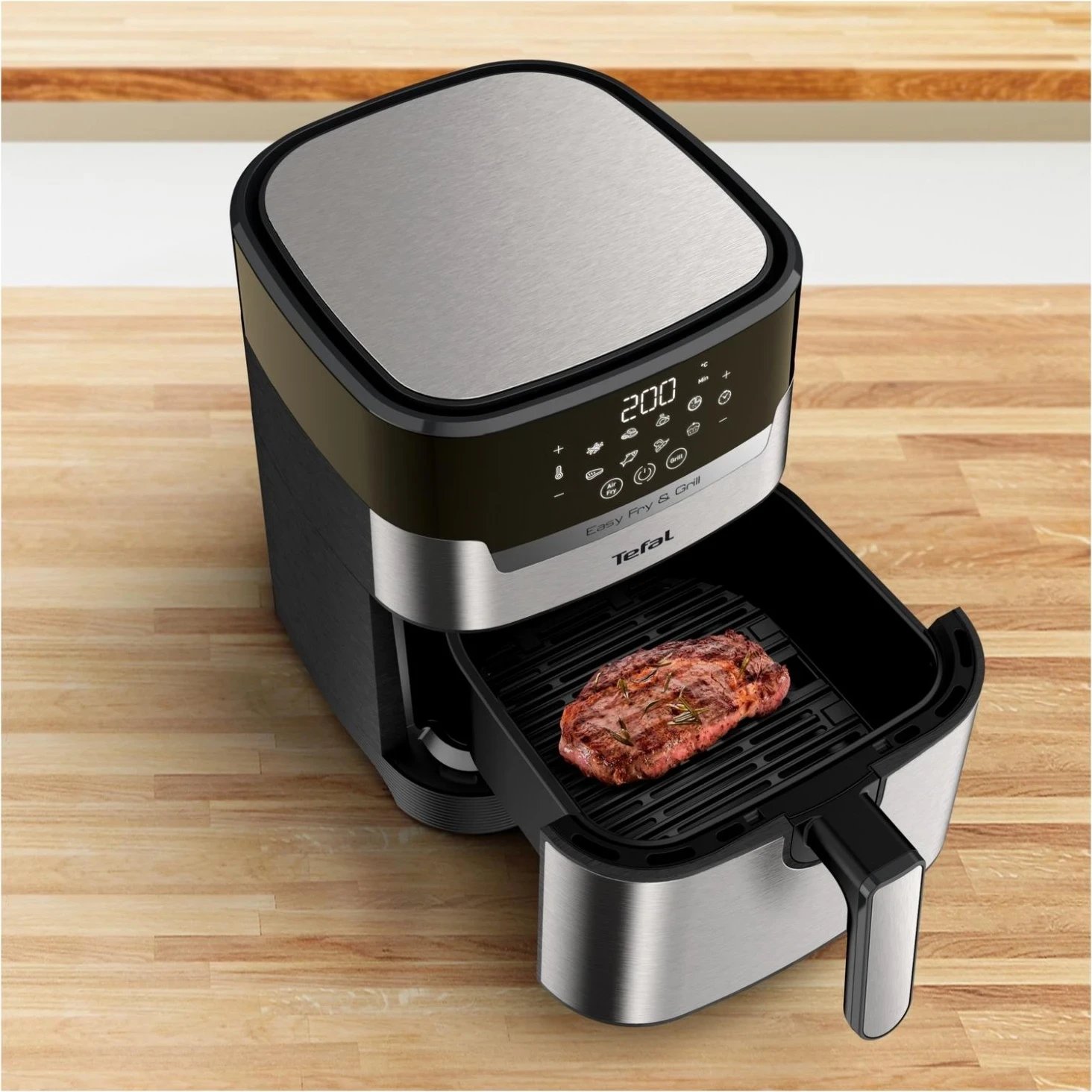 Fryer pa yndyrë Tefal EY505D15, 4.2L, 1400W, e zezë-argjendtë
