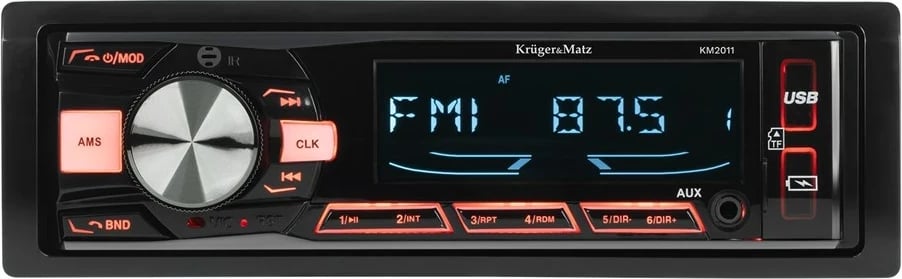 Radio veture Kruger & Matz KM2011, USB/AUX, e zezë