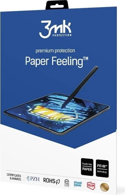 Folie mbrojtëse 3MK Paper Feeling për Apple iPad Pro 13", transparente