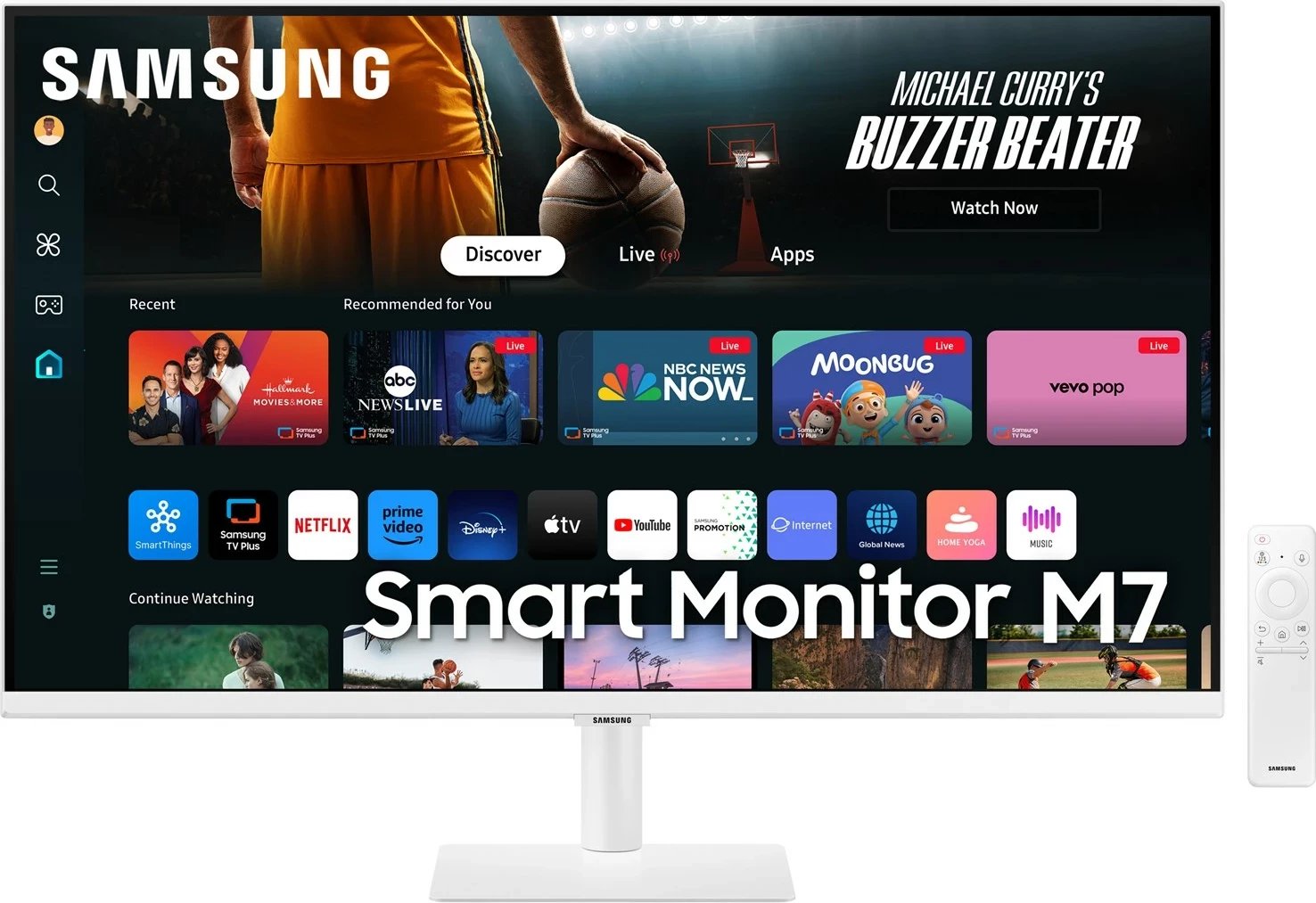 Monitor Samsung M70D 32", 4K Ultra HD, LED, i zi