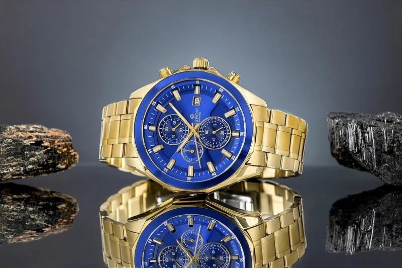 Orë dore për meshkuj Giewont, gold blue