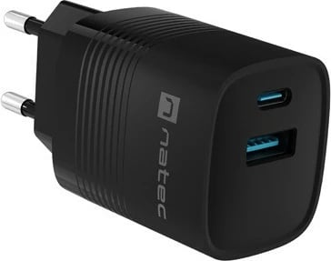 Karikues muri Natec Ribera GAN, 30W, 1x USB-A + 1x USB-C, i zi