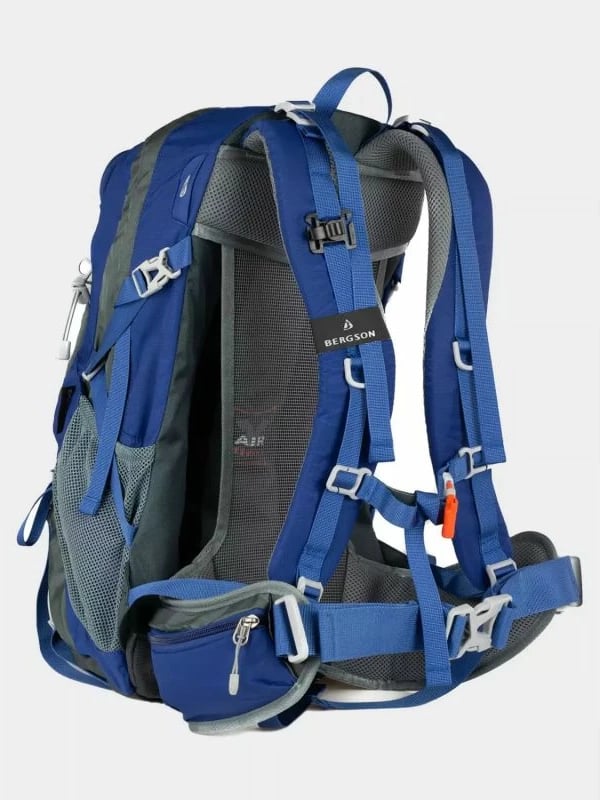 Çantë shpine për turizëm Bergson Harstad, 40L, blu