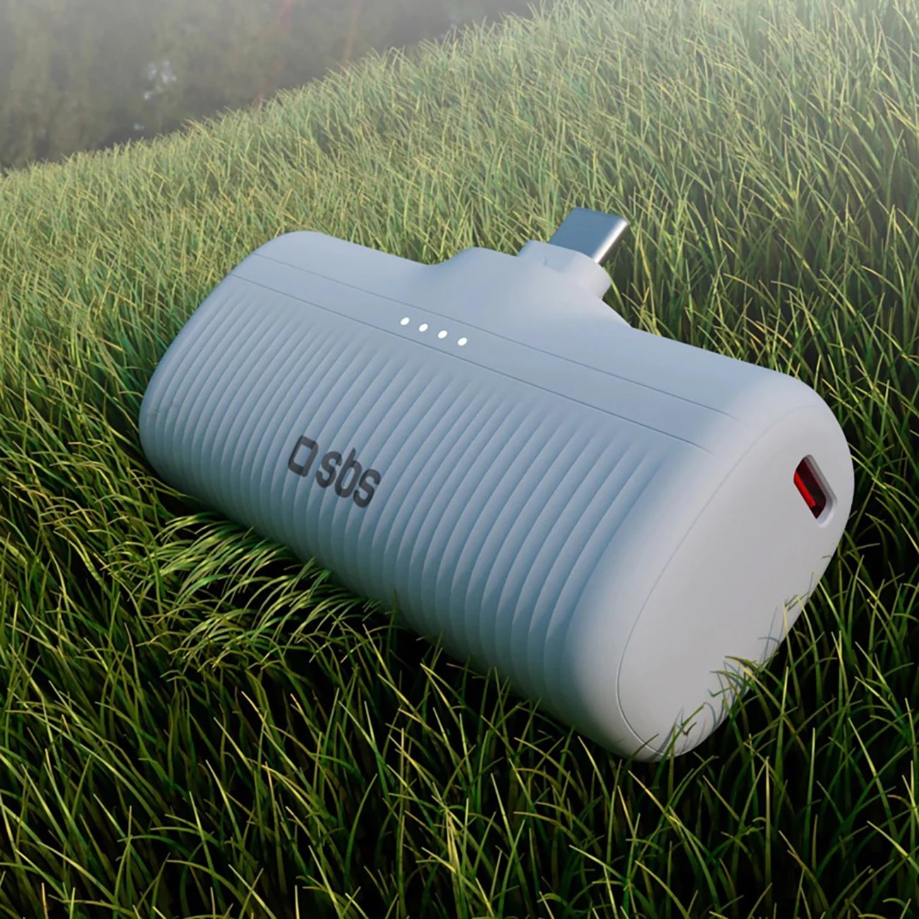 Powerbank SBS EcoPower 5000 mAh, USB-C, 10W, Gri