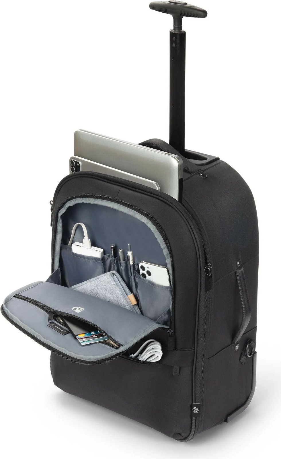 Shpinë DICOTA Eco CORE, 40.6 cm (16"), e zezë