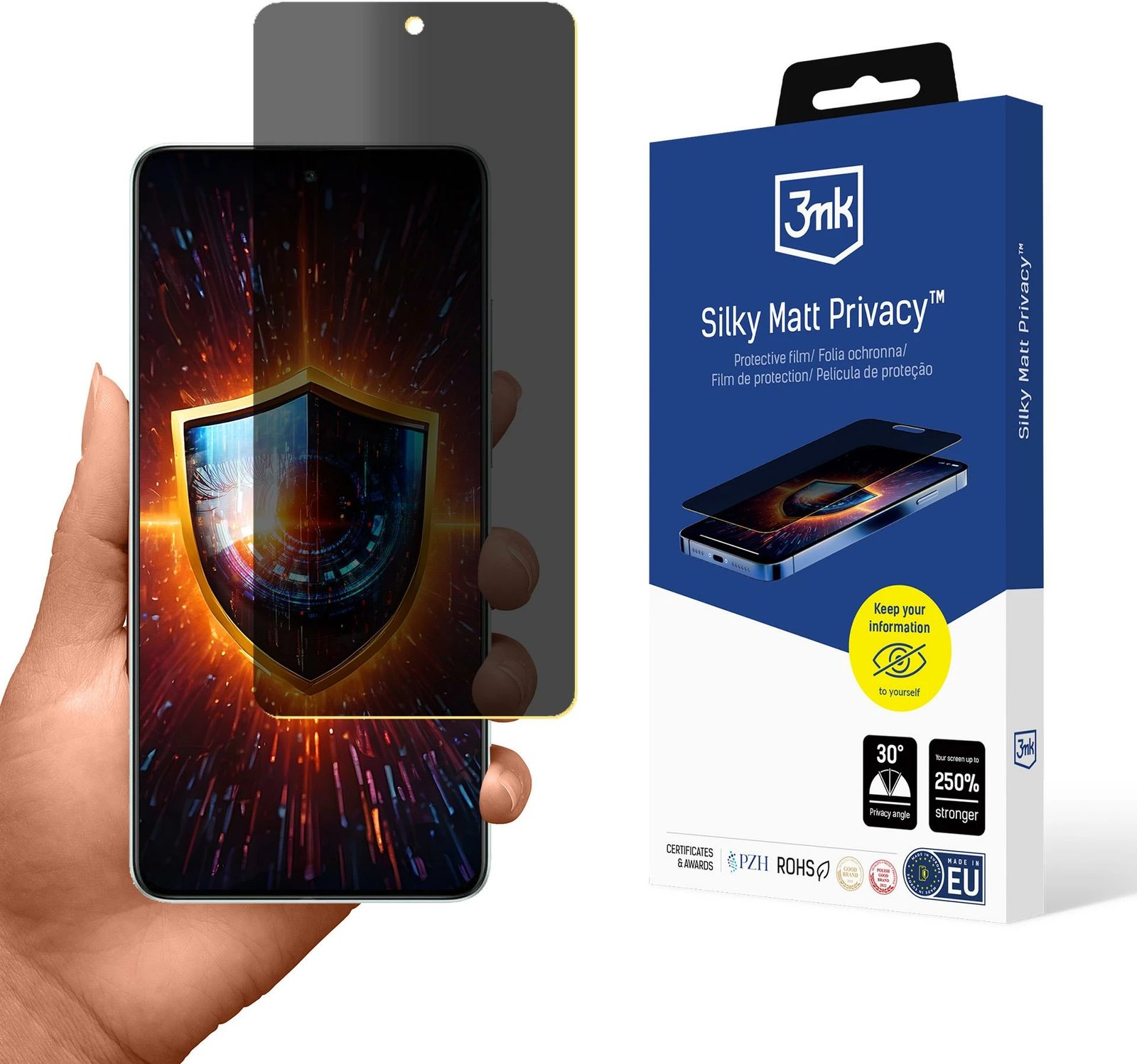 Mbështjellës privatësie 3mk Silky Matt Privacy për OnePlus Nord CE 4, Mat
