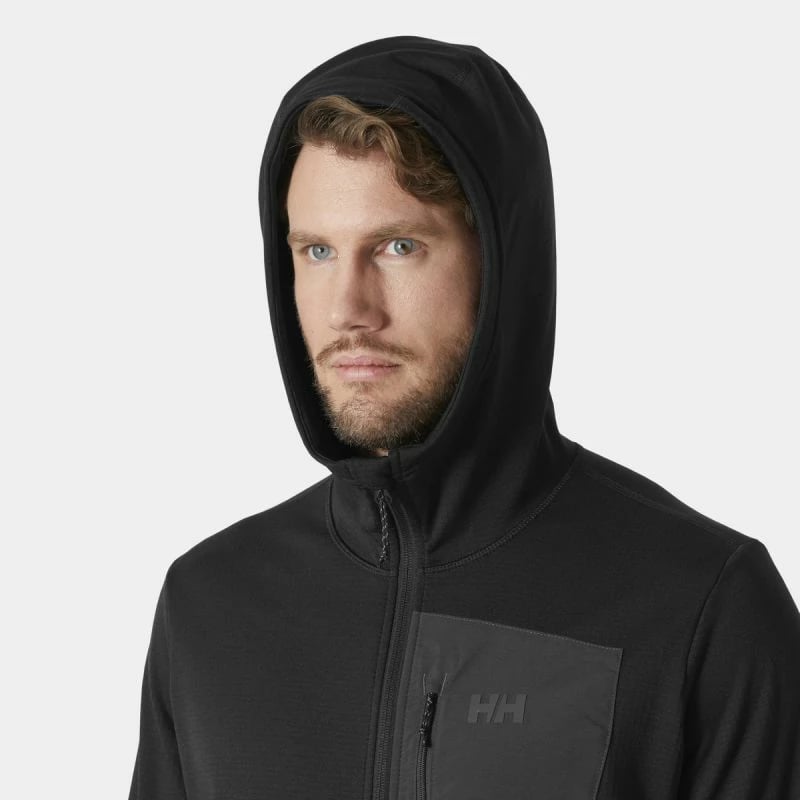 Duks me kapuç Helly Hansen për meshkuj, i zi