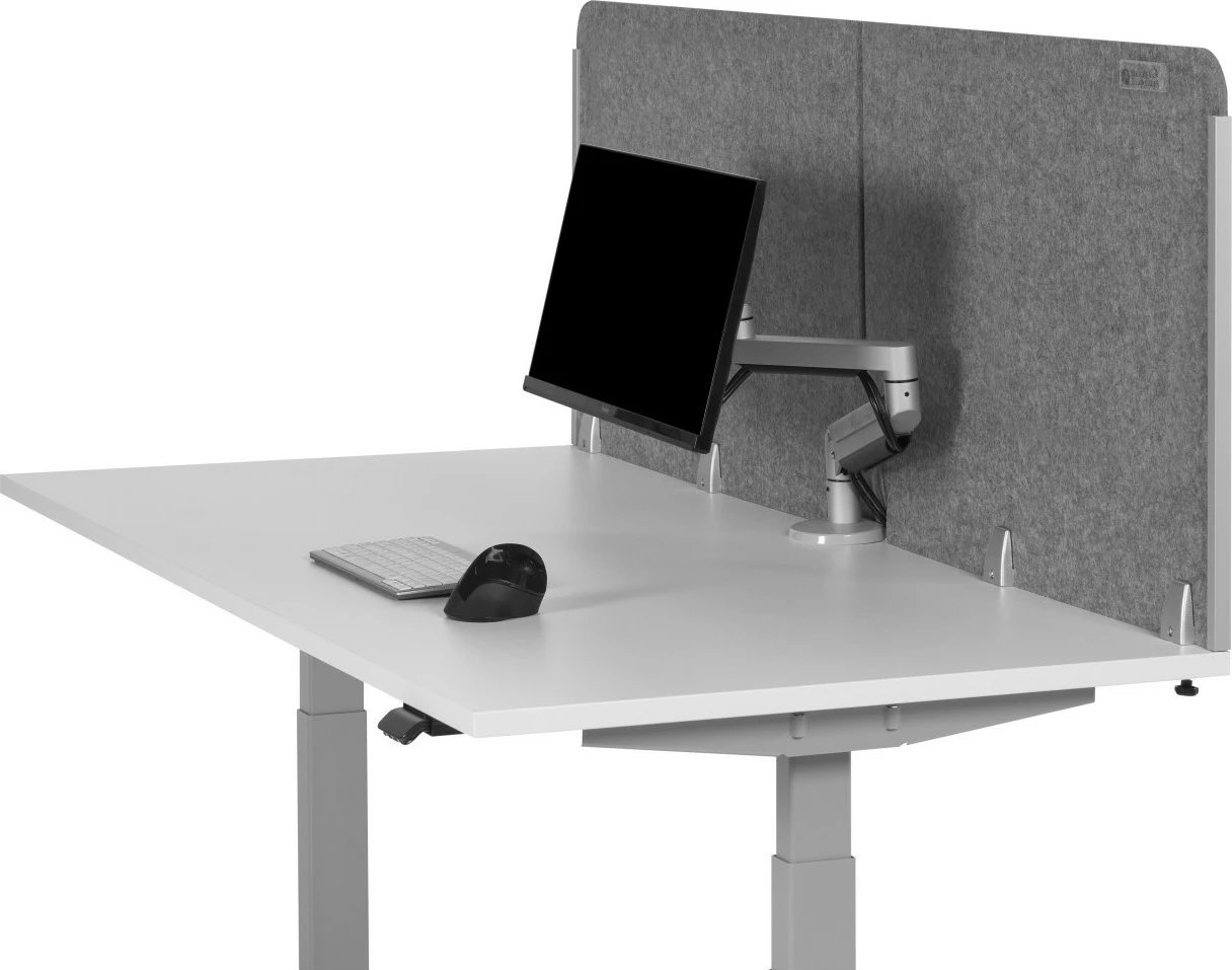 Panel mbrojtës BakkerElkhuizen BE Safety Screen W180H60, gri