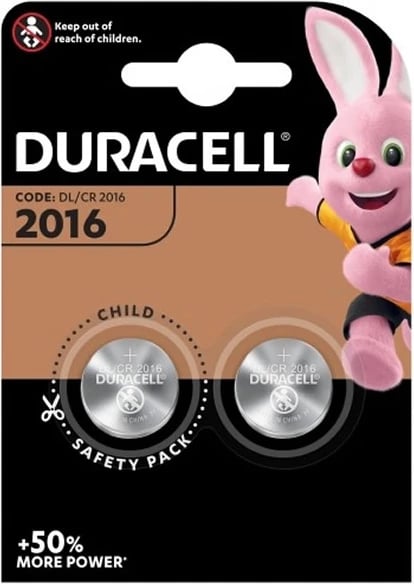 Bateri litiumi Duracell 2016 DL/CR2016, 2 copë