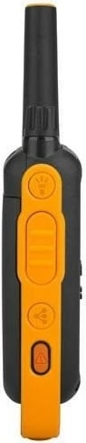 Radiotelefon Motorola T82 Extreme, PMR446, 16 kanale, Set prej 2 copë, Zi/Portokalli