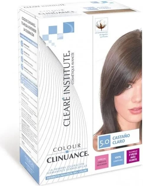 Ngjyrë për flokë Clearé Institute Colour Clinuance 5.0 Light Chestnut