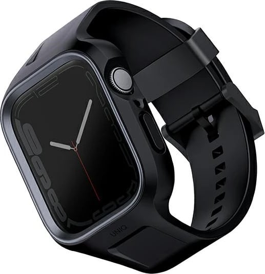 Mbështjellës me rrip UNIQ Monos për Apple Watch 44/45mm, E zezë