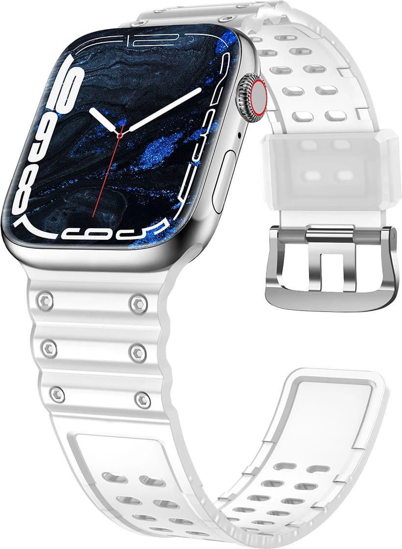 Rrip Apple Watch Hurtel Strap Triple Protection, për seri 1-9 & SE, 38/40/41mm, Transparent Rrip Apple Watch Hurtel Strap Triple Protection, për seri 1-9 & SE, 38/40/41mm, Transparent