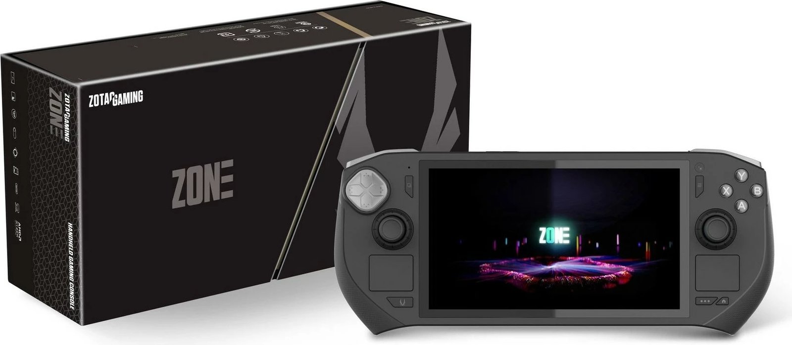 Konsolë portative Zotac Gaming Zone Handheld AMD 8840U, 16GB RAM, 512GB SSD, AMOLED, e zezë