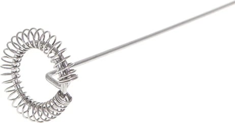 Shkumues qumështi, Adler, MS 4493, me tel çelik inox, me bateri 2xAA, i zi