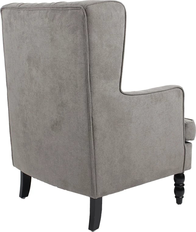 Fotel Efficient, material gri-e zezë, 72x97x100cm