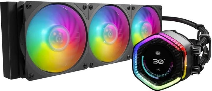 Kasë ftohëse me ujë Cooler Master MasterLiquid ML360 ION, 3 ventilatorë 12 cm, ARGB