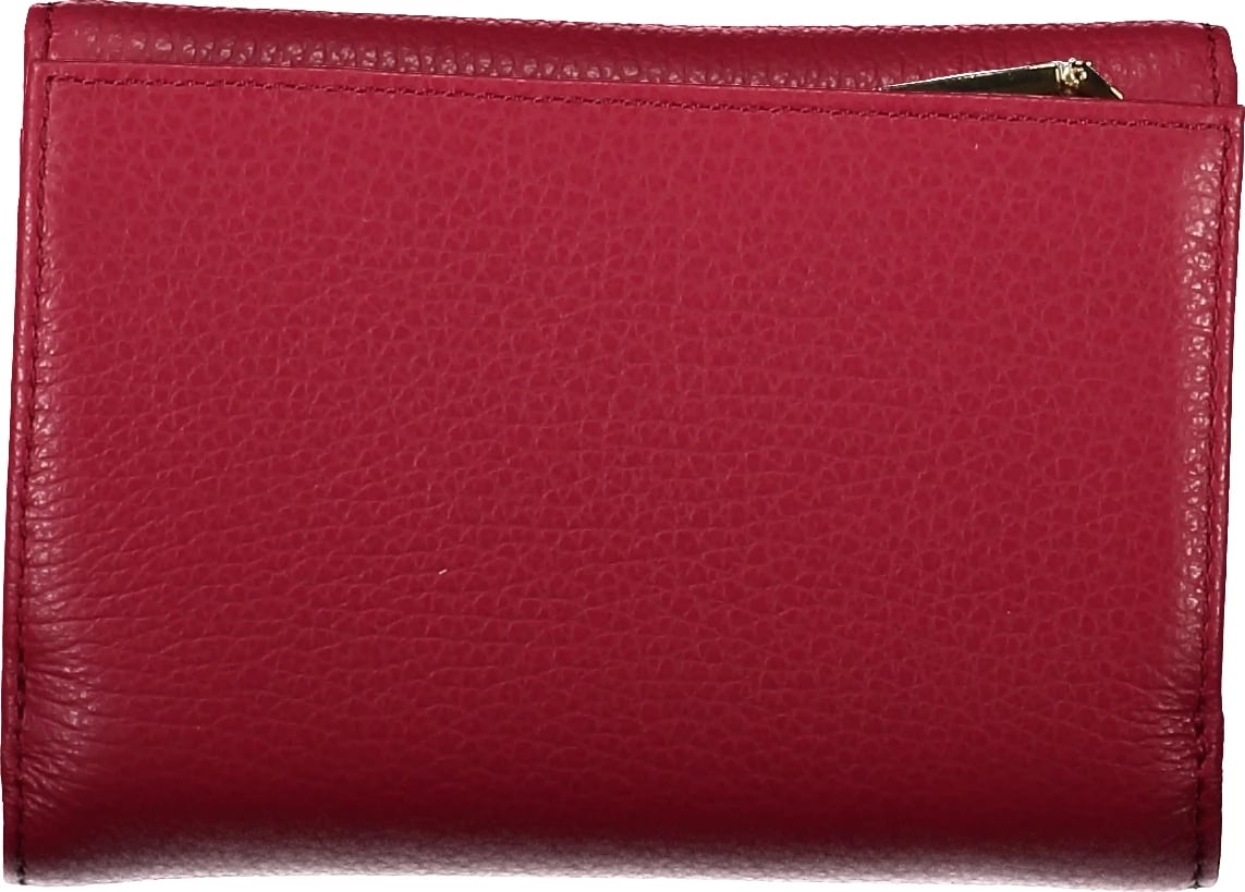 Portofol për femra COCCINELLE Metallic Soft, i kuq