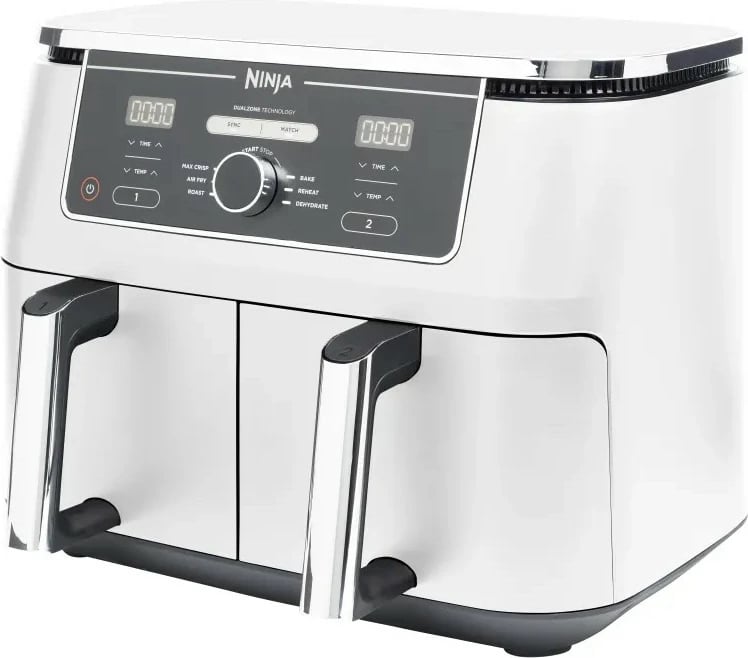 Furrë me ajër Ninja Foodi MAX AF400EU, 9.5L, dy zona, e bardhë