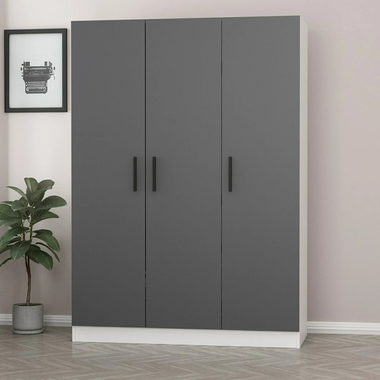 Dollap Skye Decor, ngjyrë antracit, 2269