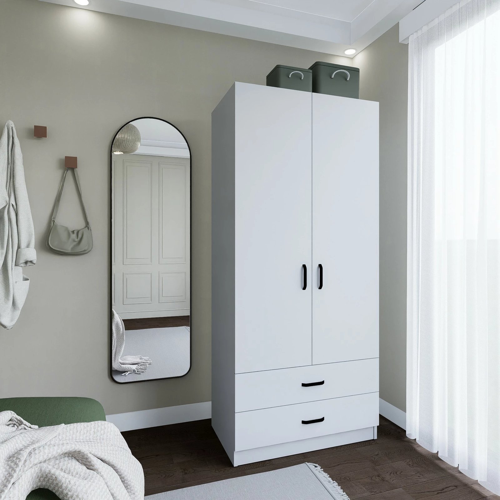 Dollap Hanah Home, Yaman 1600-042, i bardhë mat