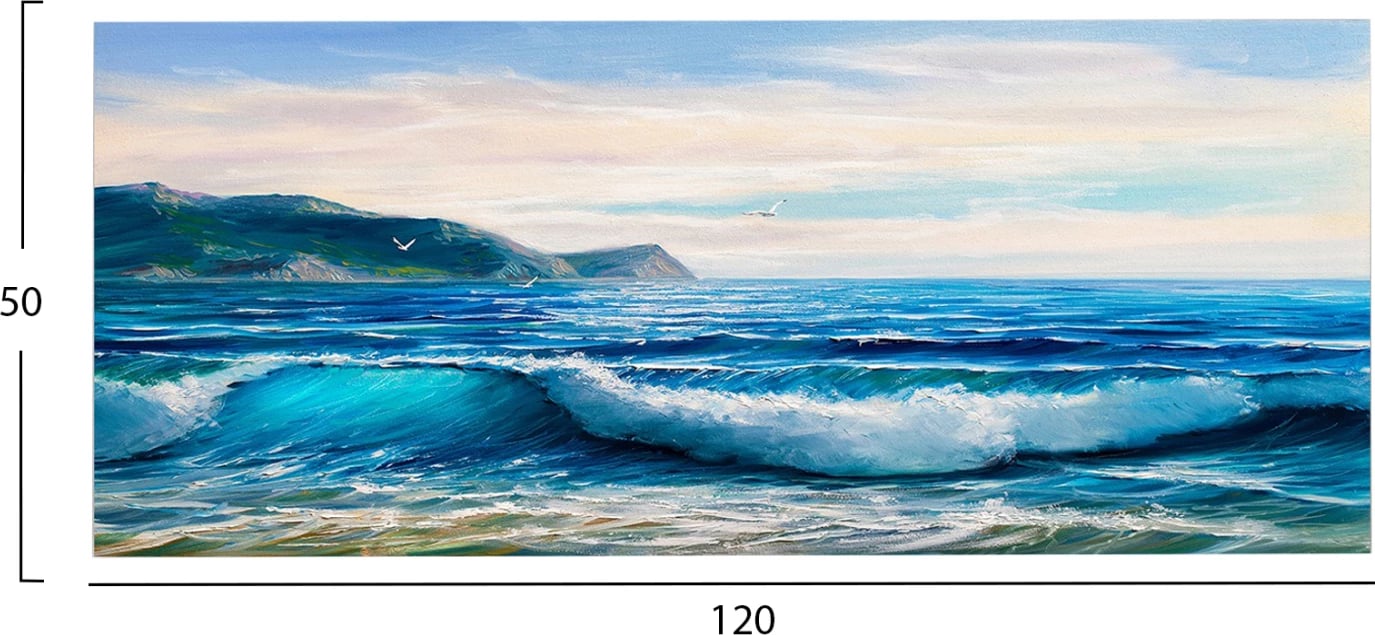 Pikturë muri GOBI FH4787, kanavacë e printuar, 120x3x50cm