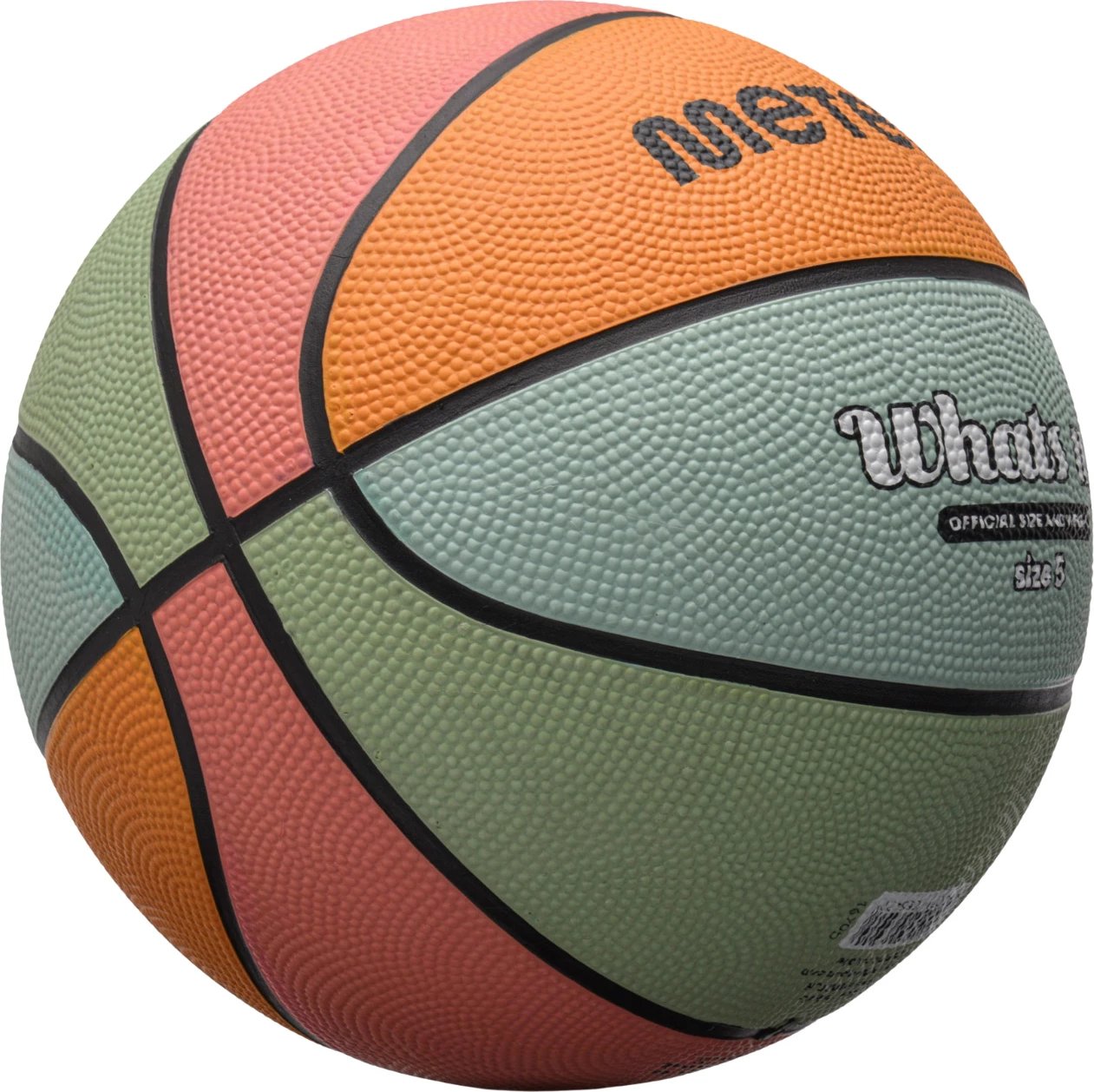 Top basketbolli Meteor, blu-portokalli