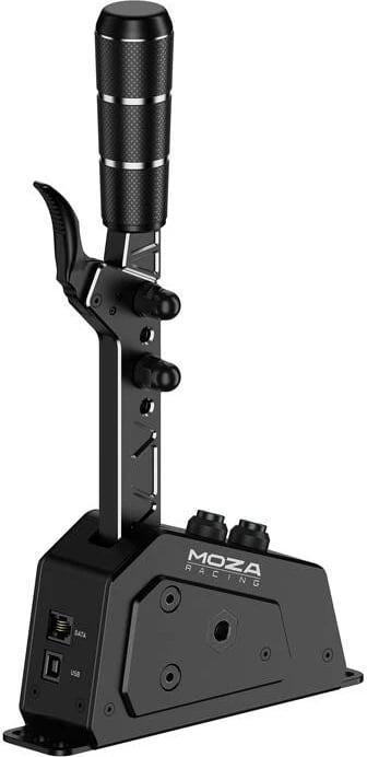 Leva sekvenciale Moza Racing SGP RS059 për sim racing, e zezë